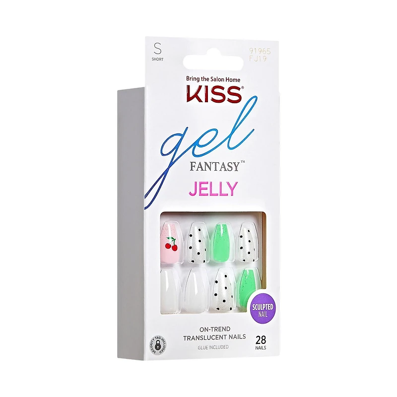 KISS Gel Fantasy - Ongles Postiches, Longs