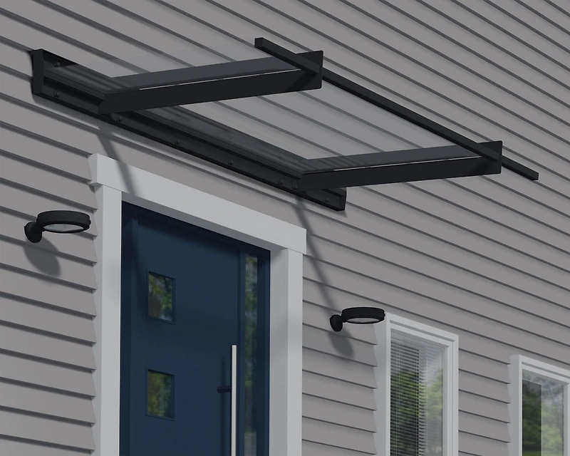 CANOPIA by PALRAM Nancy 3 ft. x 7 ft. Door Fixed Awning Siding Connector Kit