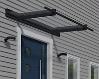 CANOPIA by PALRAM Nancy 3 ft. x 7 ft. Door Fixed Awning Siding Connector Kit