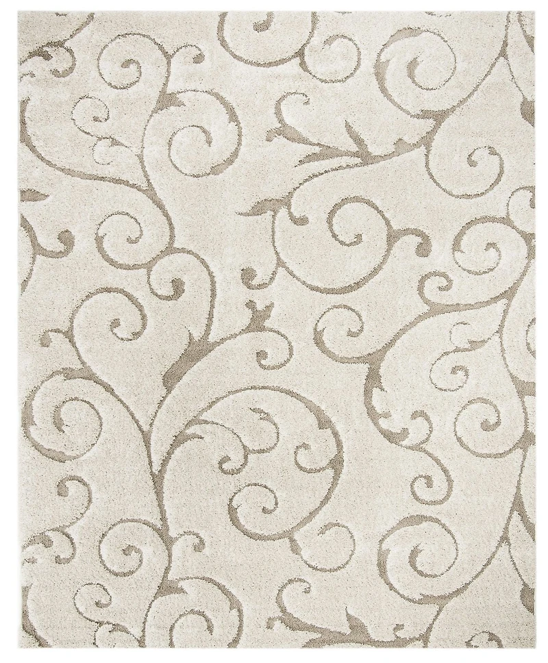 SAFAVIEH Florida Douglas Floral Vines Shag Area Rug
