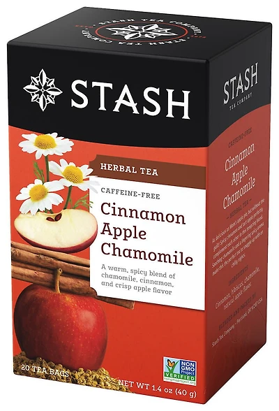 Stash Apple Cinnamon Chamomile, 20 tea bags