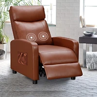 Fauteuil inclinable massant Comhoma avec repose-pieds