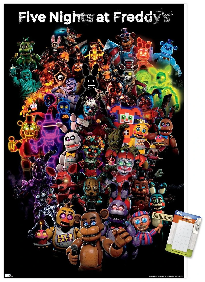 Five Nights at Freddy's: Special Delivery - Collage Wall Poster, 22.375" x 34"