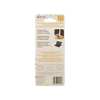 Attaches autocollantes VELCRO® Brand en noir pour tissu 6 x 4 po (15,2 cm x 10,1 cm)