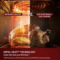 T-fal Infrared Air Fryer, 7-in-1, 5L/5.3QT, Infra-heat™ Technology, No-Preheating, Faster, Juicier, Crispier, Oat