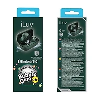 iLuv Bubble Gum Air True Wireless Bluetooth 5.0 In-Ear Earbuds with Charging Case