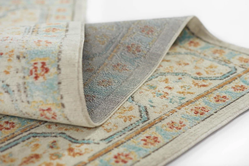 ECARPET Esme 6'7" x 9'6" Traditional Area Rug for Living Room, Bedroom, Dining Room, Entrance, Hallway and More.