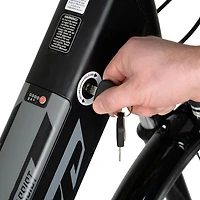 700c Hyper Bicycles E-Ride 36V Electric Commuter E-Bike for Adults, Pedal-Assist, 250W Motor, Black, 700C Hyper Mens 36V Electric Bike Black