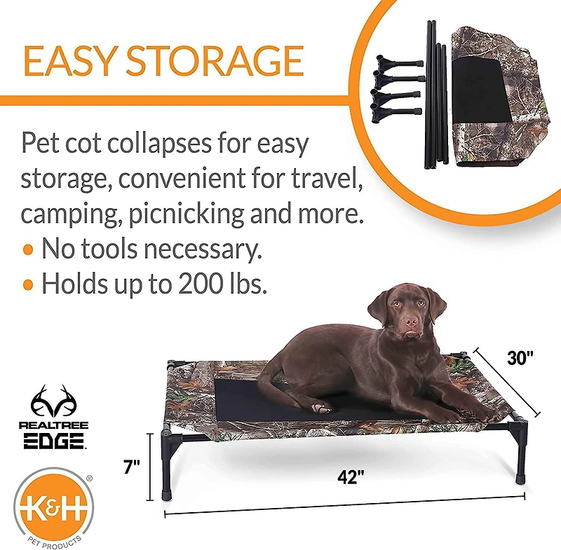 K&H Realtree Original Lit pour animal de compagnie