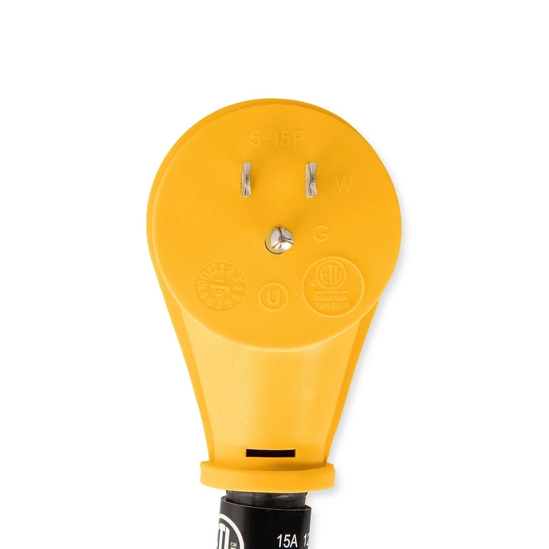 Adaptateur électrique PowerGrip(MC) 15 A (M)/30 A (F) 55163 de 30,4 cm (12 po) pour VR de Camco, en forme d'os à chien 15 Ampères M/30 Ampères F