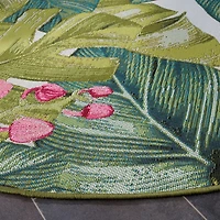 SAFAVIEH Barbados Evan Tapis Botanique Intérieur/Extérieur