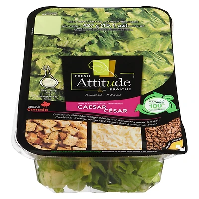 Salade César familiale Fresh Attitude avec garnitures, 427 g 15 fois