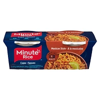 Tasses de riz à la mexicaine Minute Rice 2x125g (250g) Tasses de riz à la mexicaine Minute Rice 250g