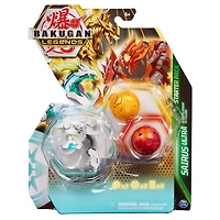Bakugan Legends Starter Pack, Coffret de 3, Sairus Ultra avec Auxillataur et Cycloid, Figurines articulées à collectionner, à partir de 6 ans