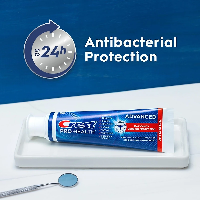 Crest Pro-Health Advanced Maximum Cavity Protection + Erosion Prevention Toothpaste, 90ML