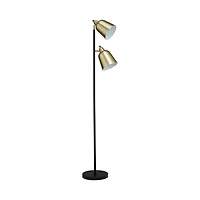 Lampadaire sur pied HOMETRENDS 152,4 cm, noir
