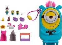 Polly Pocket –Coffret de jeu –Les Minions, 1 poupée, 9 acc., 2 Minions