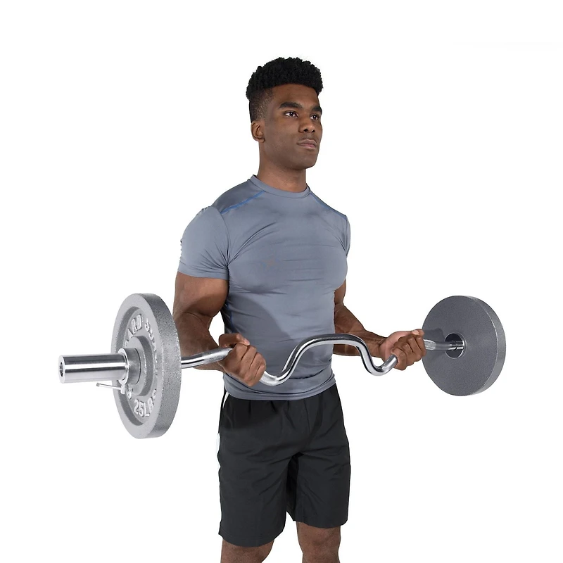 CAP Barbell 2-Inch Olympic Super Curl Bar, 48-Inch Bar