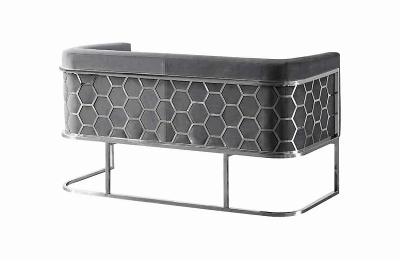 Canadian Cinderella Loveseat Grey