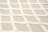 ECARPETGALLERY 5'0" x 7'9" Carved Cambridge Hand Made Area Rug for Living Room, Dining Room and Bedroom in Grey