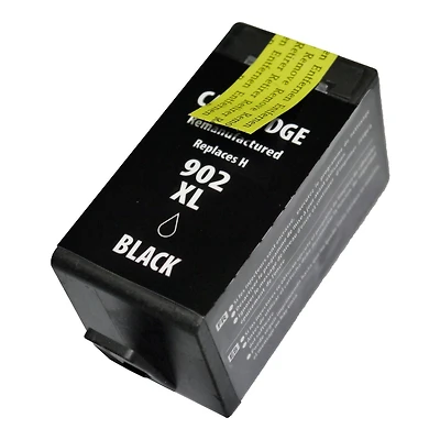 L-ink HP 902XL Cartouche à Jet d'encres Noir à Rendement Élevé Compatible (T6M14AN)