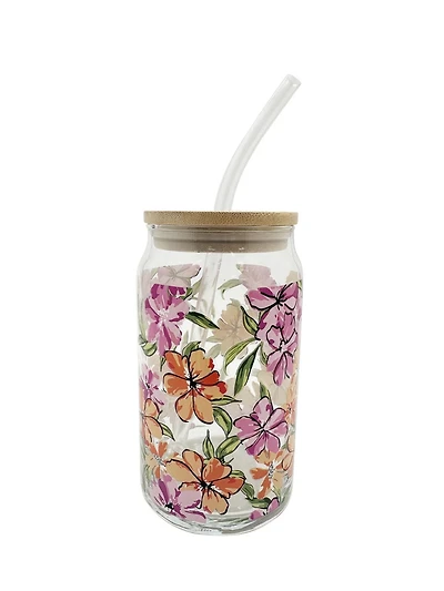 Mainstays Can feuille de verre rose