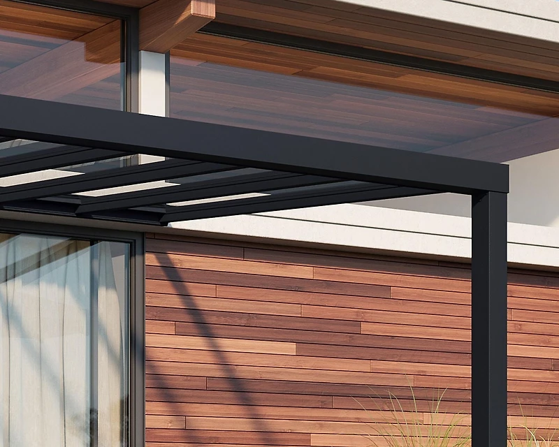 CANOPIA by PALRAM Stockholm Ensemble de couverture de patio de 11 pi x 17 pi - Gris