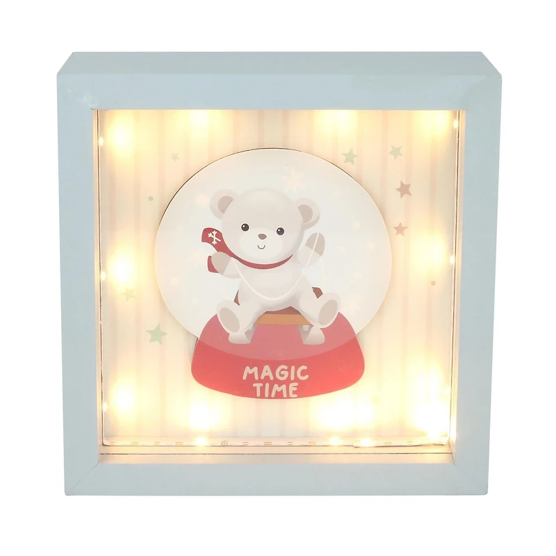 Holiday Time Baby Wood Light Up Decor, Bear
