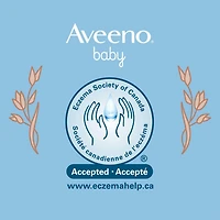 Aveeno Baby Eczema Care Moisturizing Cream with Colloidal Oatmeal, Dry Skin Lotion, Unscented and Paraben Free Moisturizer