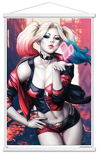 DC Comics - Harley Quinn - Kiss Wall Poster, 14.725" x 22.375"