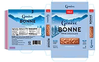 Geneve Barres de chocolat au lait Mini 3pk KPY 100g
