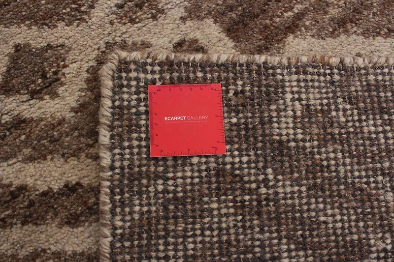 ECARPETGALLERY 5'2" x 8'0" Moroccan Tangier Hand-knotted Area Rug for Living Room, Dining Room and Bedroom in Brown