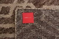 ECARPETGALLERY 5'2" x 8'0" Moroccan Tangier Hand-knotted Area Rug for Living Room, Dining Room and Bedroom in Brown