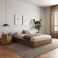 Milano Full Size Platform Bed Frame