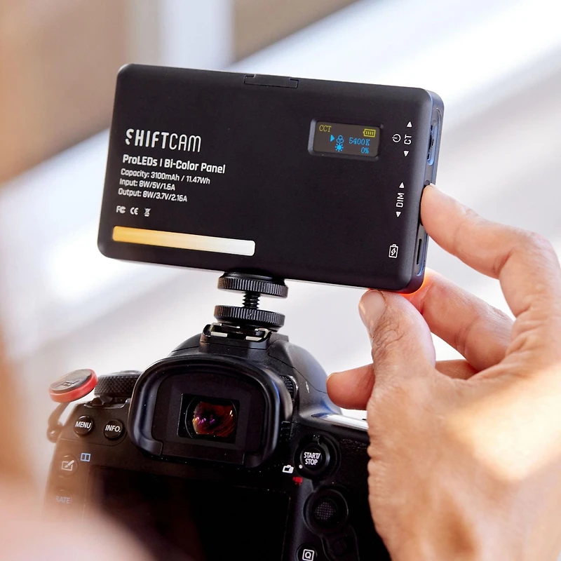 Panneau lumineux bicolore ShiftCam ProLED - Noir