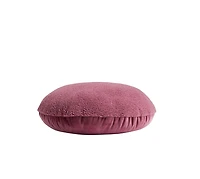 Mainstays Teddy Coussin Décoratif Rond, Gris