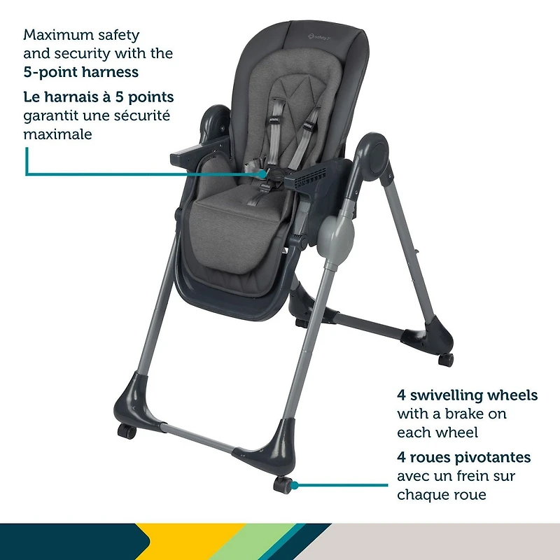 chaise haute 3-en-1 Olea de Safety 1st