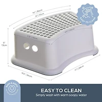 Tabouret-escabeau Dreambaby® – Grey Dots