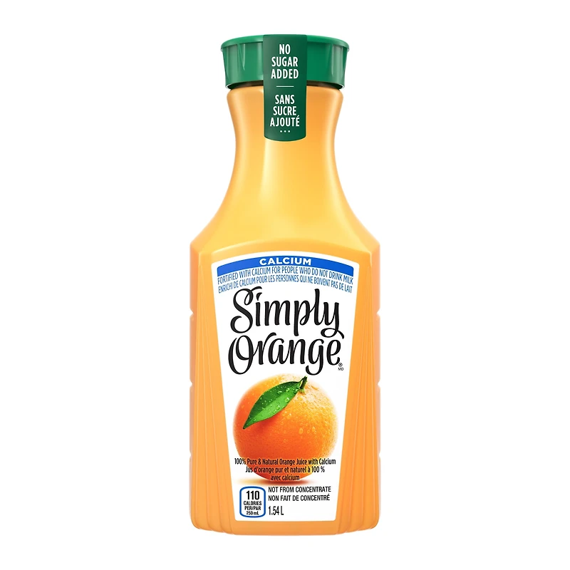 Simply d'Orange Calcium Bottle, 1.54 Liters 1,54 x L