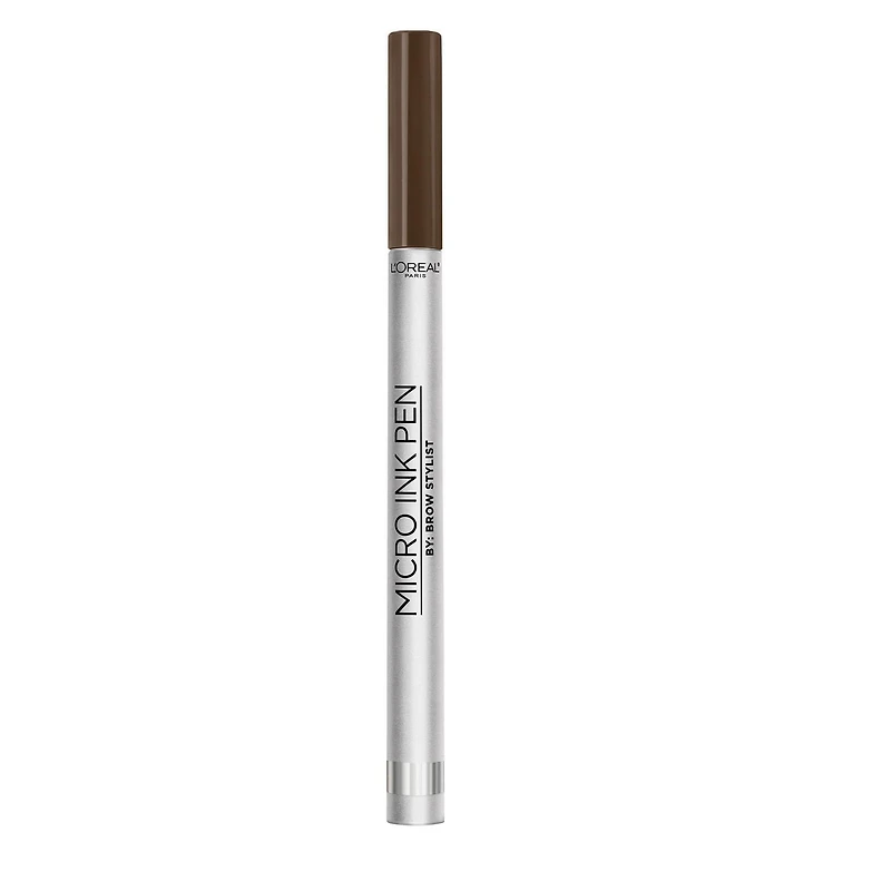 L'Oréal Paris Micro Ink Pen par Brow Stylist, Stylo Microblading , Jusqu'à 24H Teinte, Brunette Claire Tenue Toute La Journée.