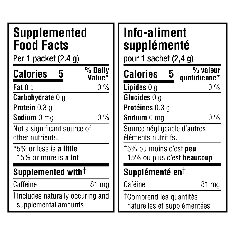 Mio Energy Peach Mango Energy Drink Mix, 2.4 G Packets, 10 Ct Box, Powders, 10pk