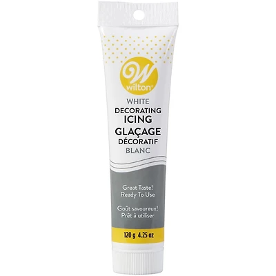 Tube de glaçage blanc prêt à l’emploi Wilton Glaçage blanc, 120 g (4,25 oz)
