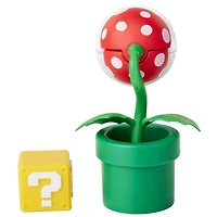 4po figurine Nintendo - Usine de Piranha avec bloc de questions
