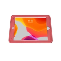 Étui de protection CTA Digital avec béquille rotative à 360 degrés intégrée pour iPad 7e et 8e génération 10.2 pouces, iPad Air 3 et iPad Pro 10.5 pouces - Rouge