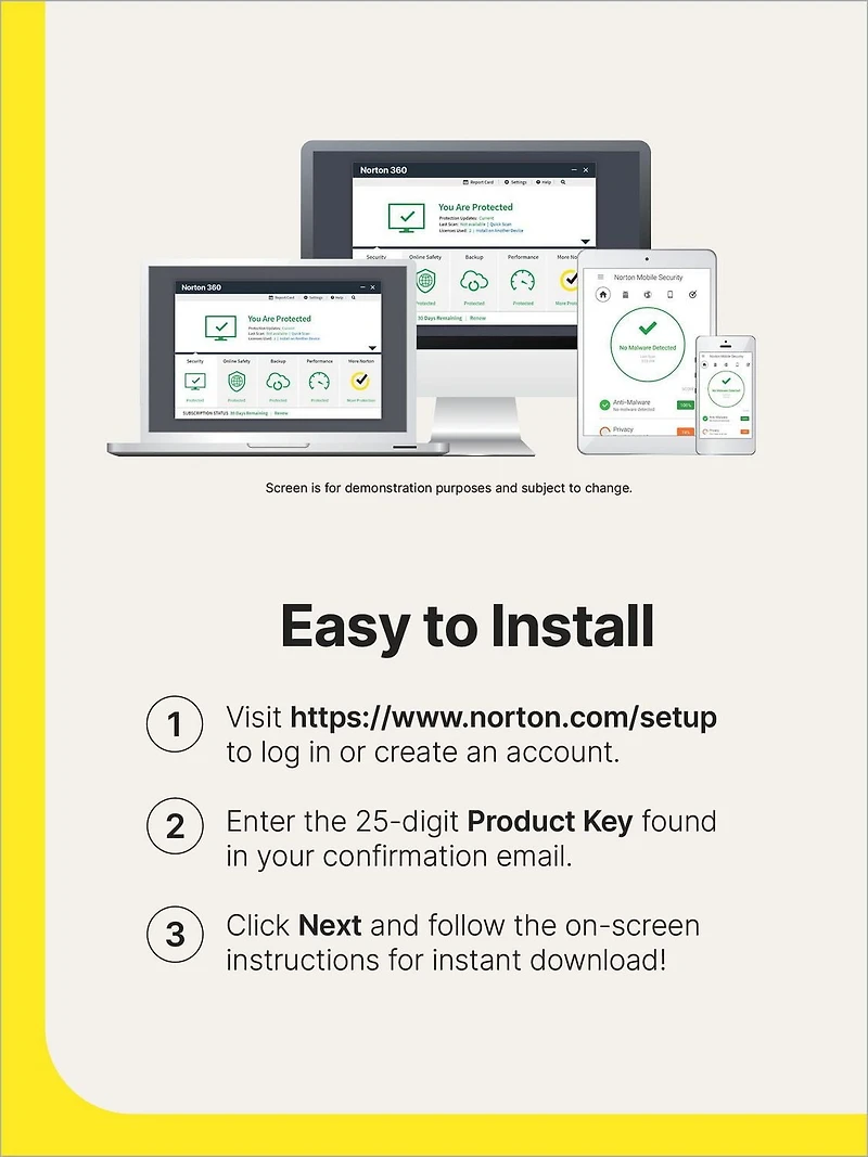 Norton 360 Premium logiciel antivirus pour 10 appareils abonnement d'un an, téléchargem