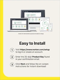 Norton 360 Premium logiciel antivirus pour 10 appareils abonnement d'un an, téléchargem