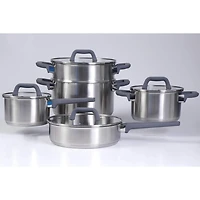 Oster Beauford 9 Piece Stainless Steel Cookware Set