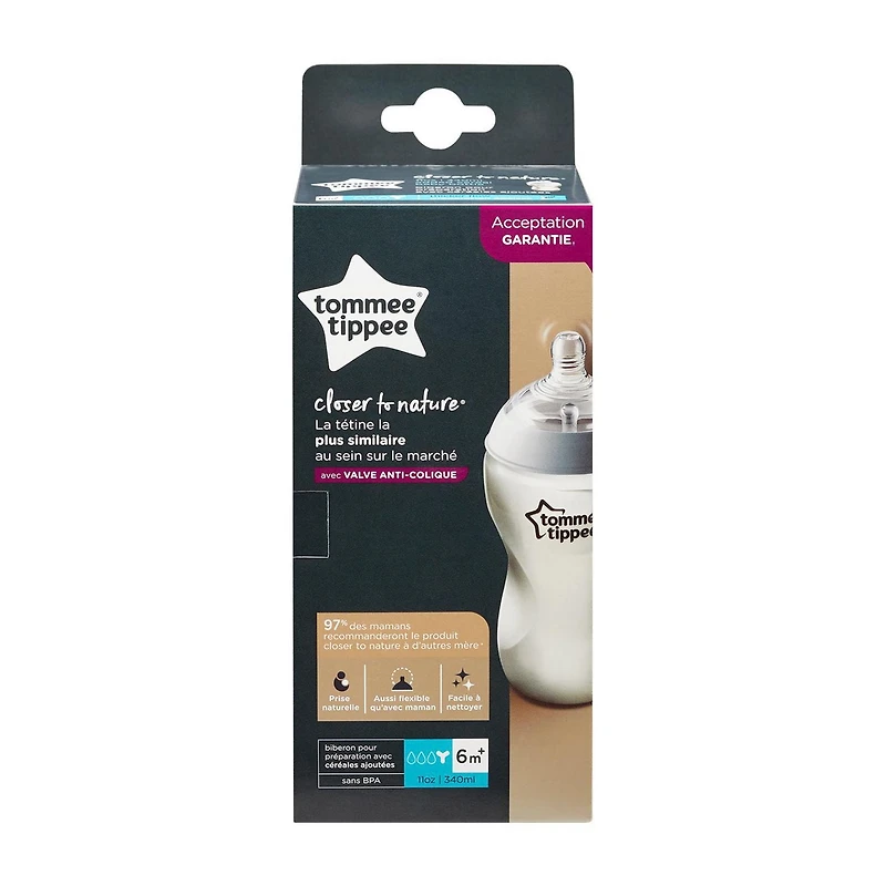 Tommee Tippee Biberons pour préparation avec céréales ajoutées Closer to Nature