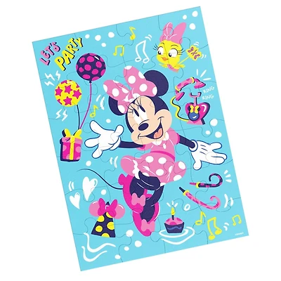 Minnie Mouse, 24-Piece Jigsaw Puzzle Disney Junior Minnie Mouse Toys Disney Gifts Retro Disney Toys, for Kids Ages 4 and up