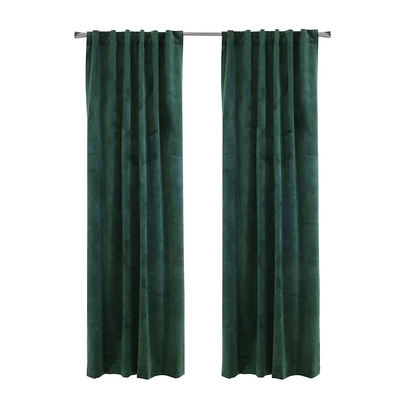 Sicily Room Darkening Dual Header Indoor Curtain